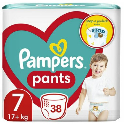 Pampers pelene pants jp 7 17+kg 32kom
