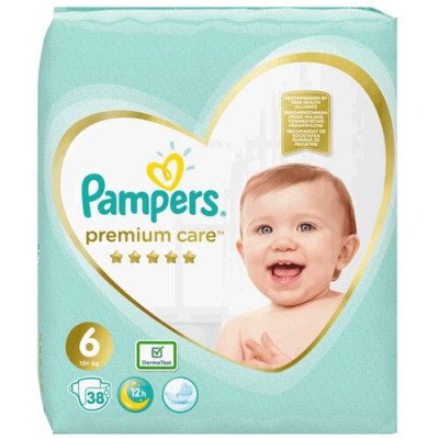 Pampers pelene premium care 6 extra large 38pcs