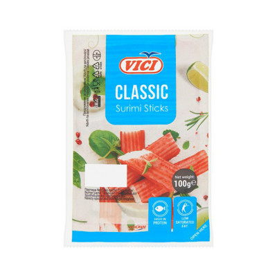 Panirani surimi štapići sa ukusom krabe 100 g Esva