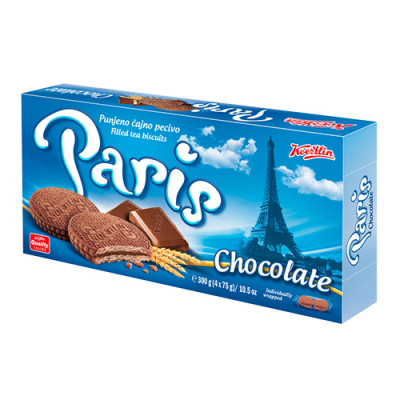 Paris Keks Punjeni Čokolada 300gr Koestlin