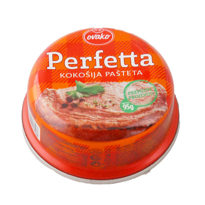 Perfetta kokošija pašteta 95 g Ovako