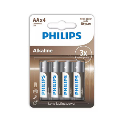 Philips power alkaline aaa 4-blister