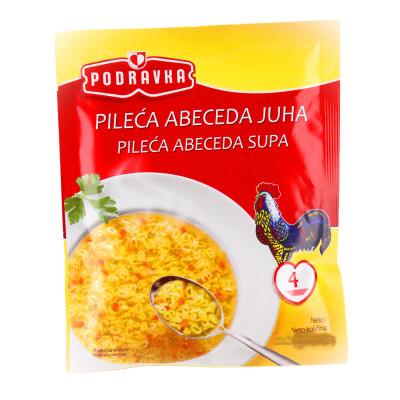 Pileća abeceda supa 60 g Podravka
