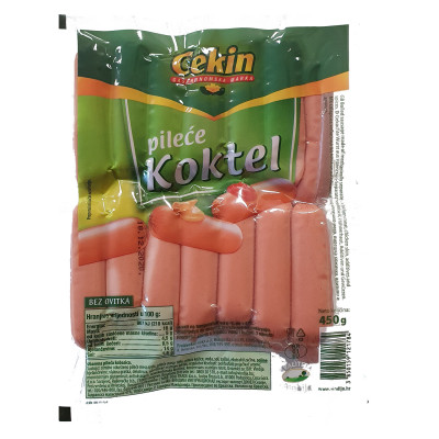 Pileća hrenovka koktel 450 g Cekin