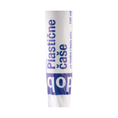 Plastične čaše zapremine 100 ml 50 kom Dobro