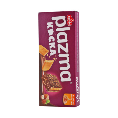 Plazma kocka prelivena mliječnom čokoladom 135 g Bambi