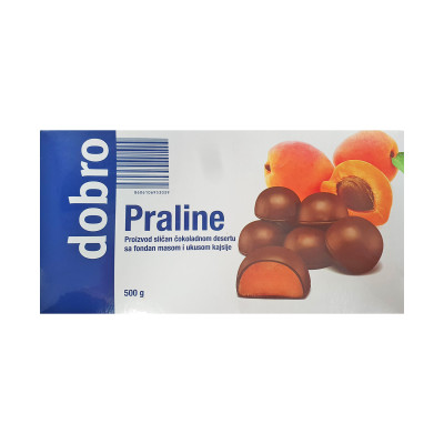 Praline kajsija 500 g Dobro