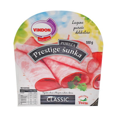 Prestige šunka classic 100 g Vindon
