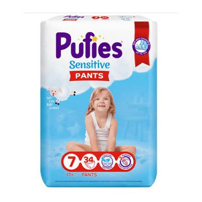 Pufies pelene pants extra large 7 (17+kg) 34kom