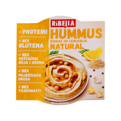 Ribella hummus namaz 200 g natural