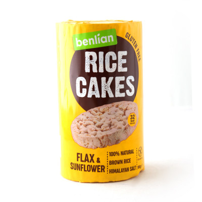 Rice cakes lan i suncokret 100 g Benlian food