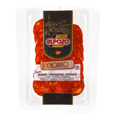 Salama chorizo slajs 80 g El Pozo