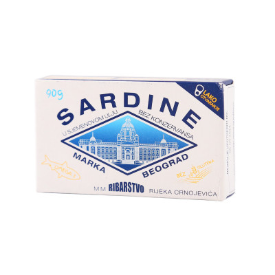 Sardina u sjemenovom ulju 90 g Beograd