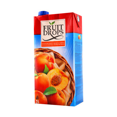 Sok breskva i jabuka Voćne kapi 2 l Nectar