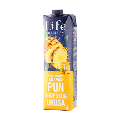 Sok Life Premium ananas 100% 1 l Nectar