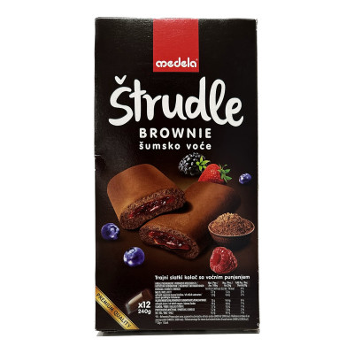 Štrudla brownie sumsko voće 240 g Medela