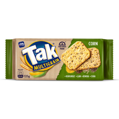 Tak slani kreker multigrain corn 135g Jaffa