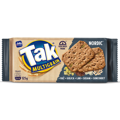 Tak slani kreker multigrain nordic 125g Jaffa