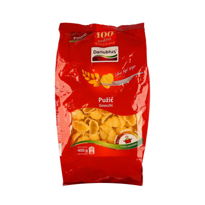 Tjestenina pužić Gnocchi 400 g Danubius