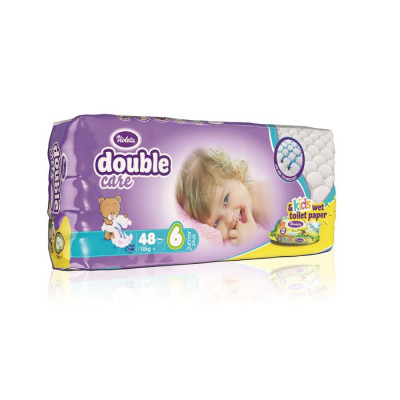 Violeta pelene double care 6 junior 48 kom (16kg+ ) + poklon