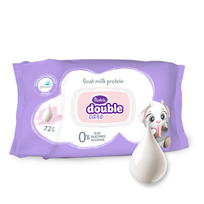 Vlažne baby maramice soft 72 kom Violeta